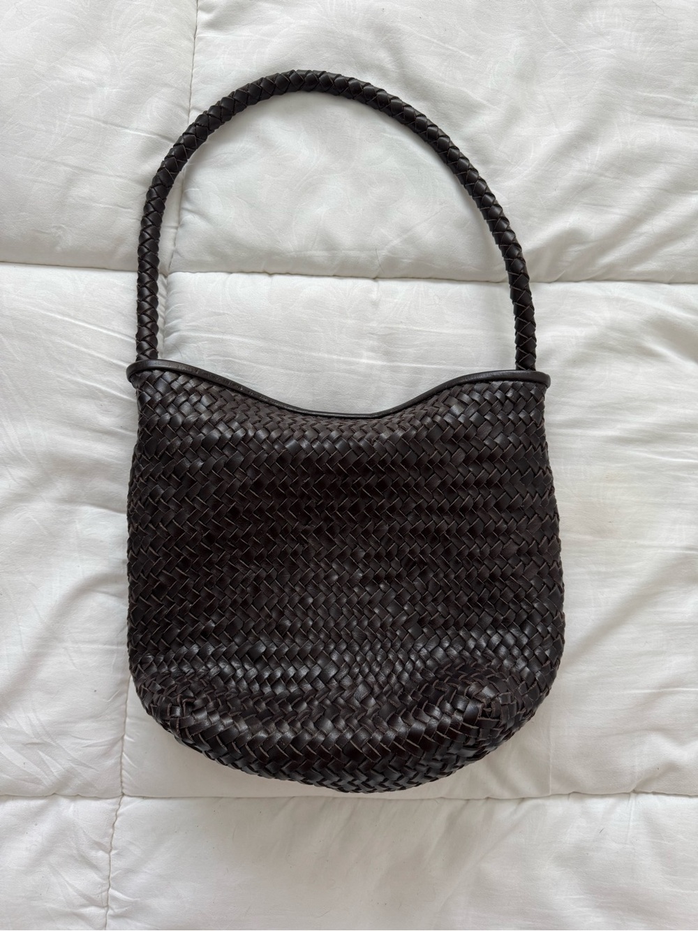 Madewell The Signature Woven Shoulder Bag in Coffee Bean NT928 - Picture 6 of 7
